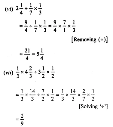 Selina Concise Mathematics Class 7 ICSE Solutions Chapter 3 Fractions (Including Problems) Ex 3C 41