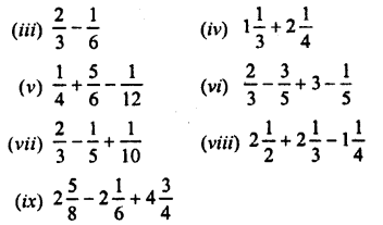 Selina Concise Mathematics Class 7 ICSE Solutions Chapter 3 Fractions (Including Problems) Ex 3C Q1.1