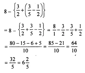 Selina Concise Mathematics Class 7 ICSE Solutions Chapter 3 Fractions (Including Problems) Ex 3D 60