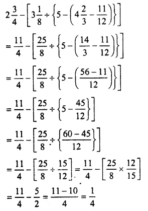 Selina Concise Mathematics Class 7 ICSE Solutions Chapter 3 Fractions (Including Problems) Ex 3D 98