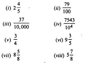 Selina Concise Mathematics Class 7 ICSE Solutions Chapter 4 Decimal Fractions (Decimals) Ex 4A Q2