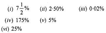 Selina Concise Mathematics Class 7 ICSE Solutions Chapter 8 Percent and Percentage Ex 8A Q2