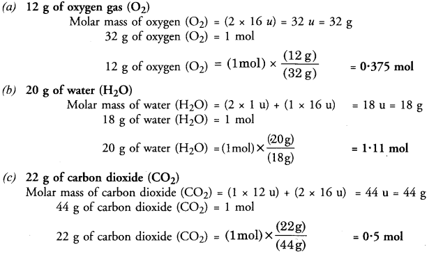 NCERT Solutions For Class 9 Science Chapter 3 Atoms and Molecules 11