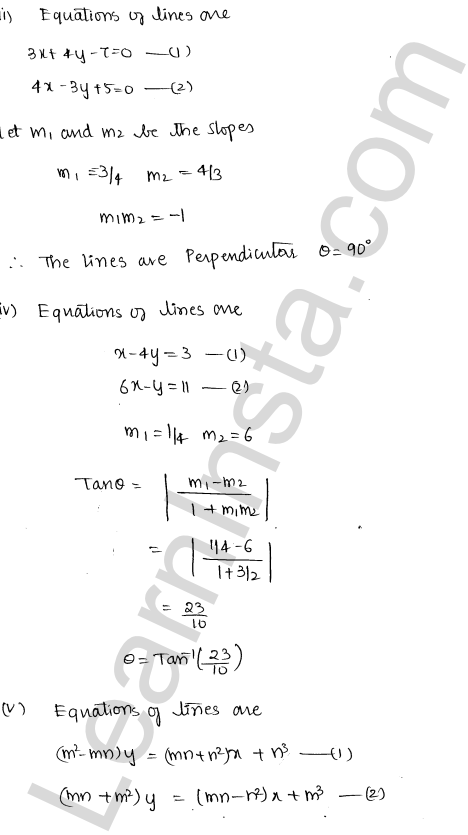 RD Sharma Class 11 Solutions Chapter 23 The Straight Lines Ex 23.13 1.2
