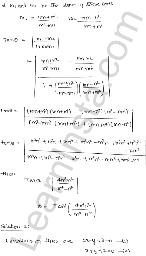 RD Sharma Class 11 Solutions Chapter 23 The Straight Lines Ex 23.13 1.3