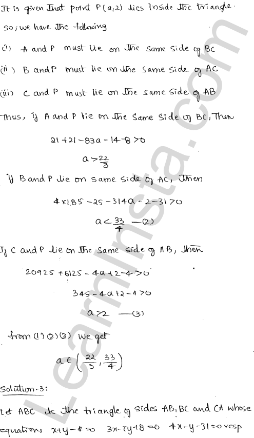 RD Sharma Class 11 Solutions Chapter 23 The Straight Lines Ex 23.14 1.3