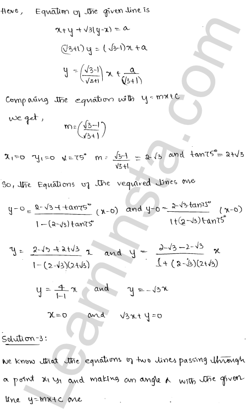 RD Sharma Class 11 Solutions Chapter 23 The Straight Lines Ex 23.18 1.2