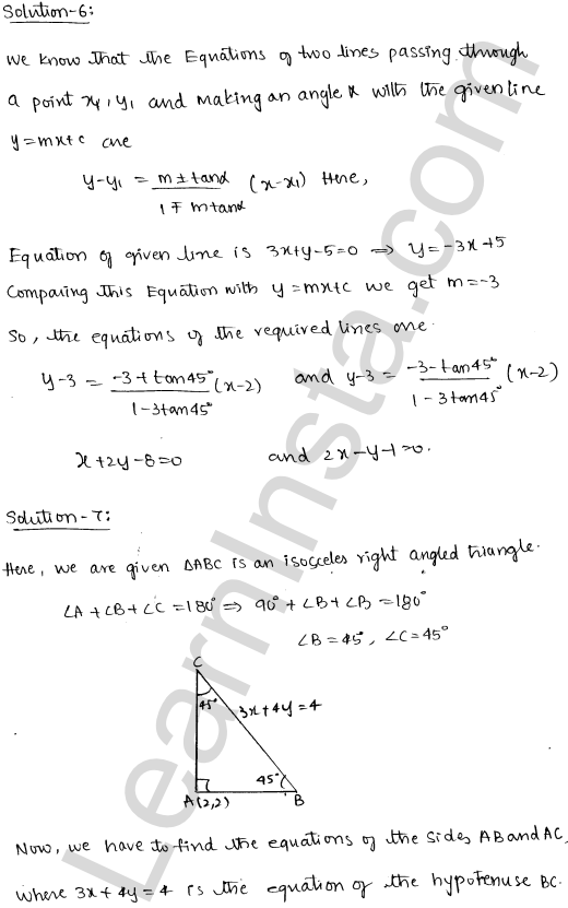 RD Sharma Class 11 Solutions Chapter 23 The Straight Lines Ex 23.18 1.5