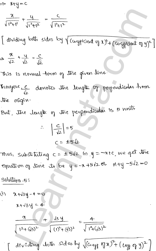 RD Sharma Class 11 Solutions Chapter 23 The Straight Lines Ex 23.9 1.3