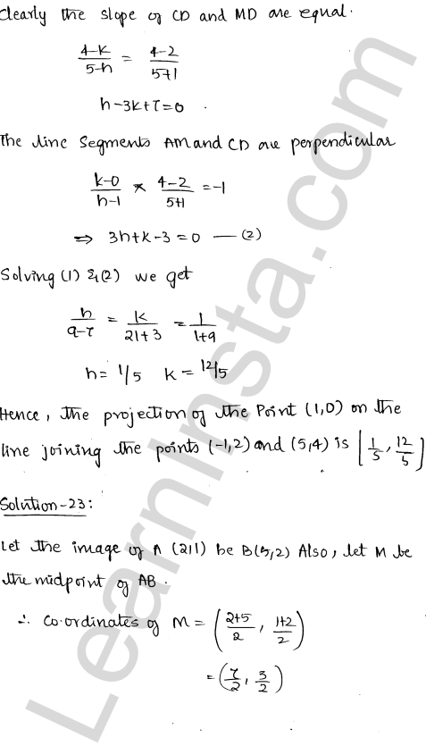 RD Sharma Class 11 Solutions Chapter 23 The Straight Lines Ex23.12 1.15