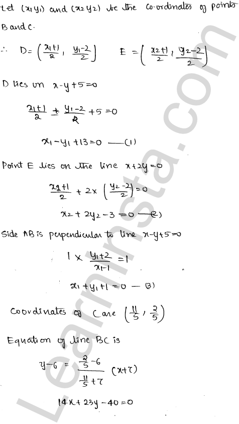 RD Sharma Class 11 Solutions Chapter 23 The Straight Lines Ex23.12 1.19