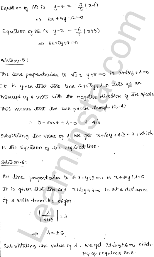 RD Sharma Class 11 Solutions Chapter 23 The Straight Lines Ex23.12 1.3