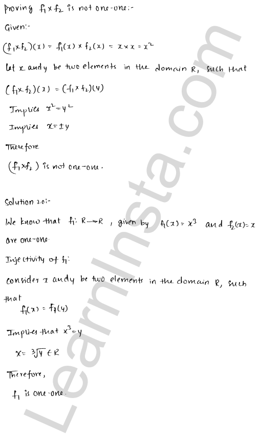 RD Sharma Class 12 Solutions Chapter 2 Functions Ex 2.1 1.39