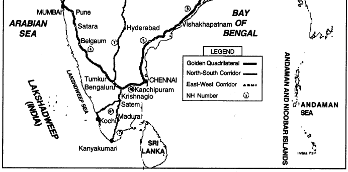 Geography Class 12 Important Questions Chapter 10 Transport and Communication 2