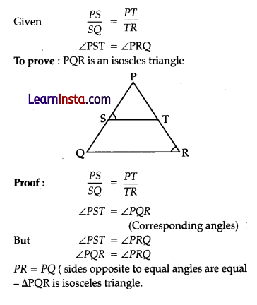 CBSE Sample Papers for Class 10 Maths Basic Set 1 with Solutions 18