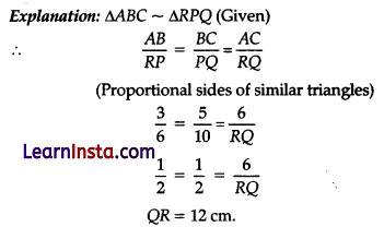 CBSE Sample Papers for Class 10 Maths Basic Set 2 with Solutions