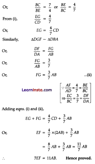 CBSE Sample Papers for Class 10 Maths Basic Set 4 for Practice 24