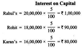 Class 12 Accountancy Important Extra Questions Chapter 2 Accounting for Partnership Basic Concepts 17