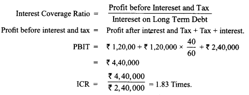 Class 12 Accountancy Important Questions Chapter 10 Accounting Ratios 18