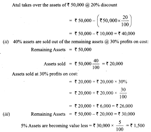 Class 12 Accountancy Important Questions Chapter 5 Dissolution of a Partnership Firm 14