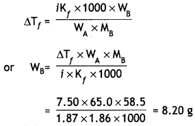 Class 12 Chemistry Important Questions Chapter 2 Solution 8