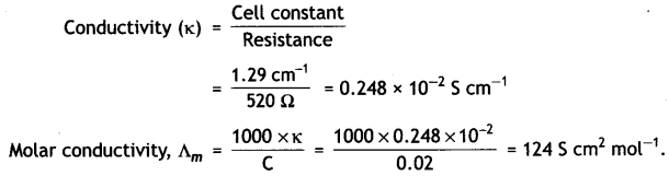 Class 12 Chemistry Important Questions Chapter 3 Electrochemistry 28