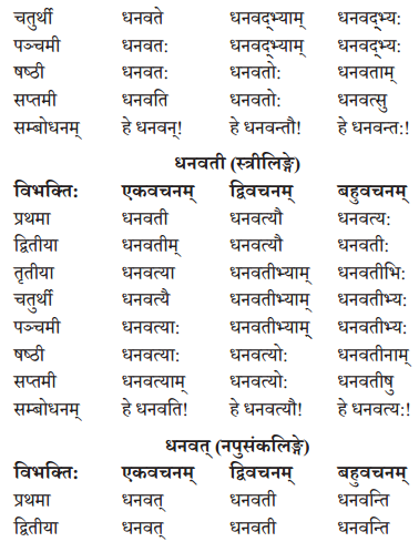 Solutions Class 10 अभ्यासवान् भव भाग 2 Chapter-8 (प्रत्यया:)