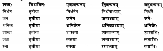 Abhyasvan Bhav Sanskrit Class 9 Solutions Chapter 6 कारकोपपदविभक्तिः 54