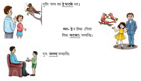 Abhyasvan Bhav Sanskrit Class 9 Solutions Chapter 6 कारकोपपदविभक्तिः 57