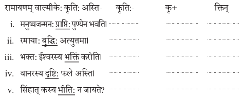 Abhyasvan Bhav Sanskrit Class 9 Solutions Chapter 8 उपसर्गाव्ययप्रत्ययाः 6