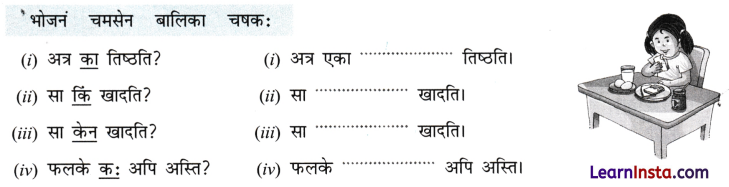 Chitra Varnan in Sanskrit Class 6 with Answers चित्र वर्णन 5