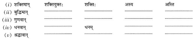 Class 10 Sanskrit Grammar Book Solutions प्रत्ययाः Q8