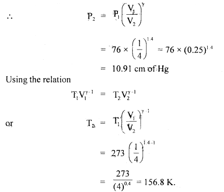 Class 11 Physics Important Questions Chapter 12 Thermodynamics 16