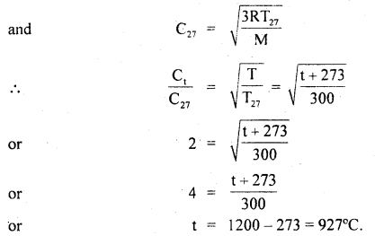 Class 11 Physics Important Questions Chapter 13 Kinetic Theory 12