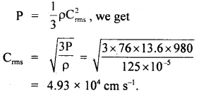 Class 11 Physics Important Questions Chapter 13 Kinetic Theory 24