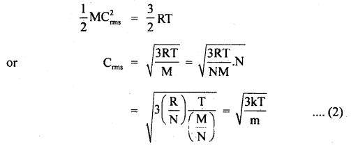 Class 11 Physics Important Questions Chapter 13 Kinetic Theory 27