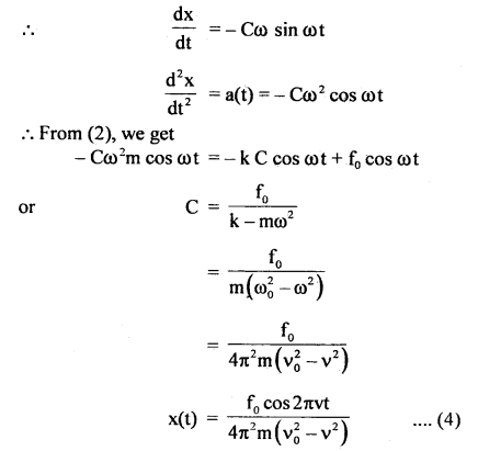 Class 11 Physics Important Questions Chapter 14 Oscillations 11