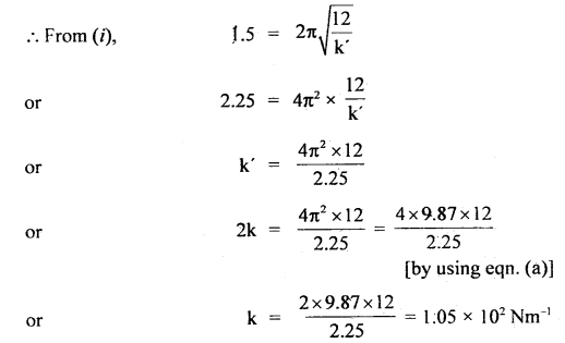 Class 11 Physics Important Questions Chapter 14 Oscillations 47