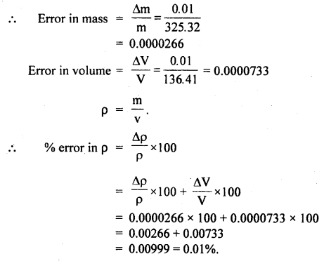 Class 11 Physics Important Questions Chapter 2 Units and Measurements 42