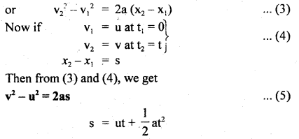 Class 11 Physics Important Questions Chapter 3 Motion in a Straight Line 31