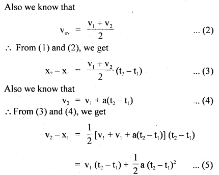 Class 11 Physics Important Questions Chapter 3 Motion in a Straight Line 33