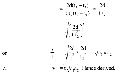 Class 11 Physics Important Questions Chapter 3 Motion in a Straight Line 37