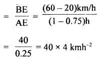 Class 11 Physics Important Questions Chapter 3 Motion in a Straight Line 48