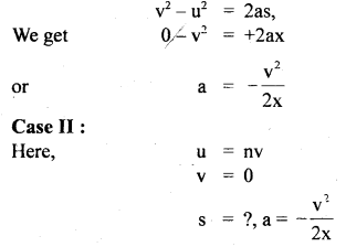 Class 11 Physics Important Questions Chapter 3 Motion in a Straight Line 50