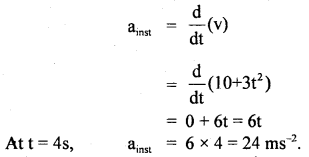 Class 11 Physics Important Questions Chapter 3 Motion in a Straight Line 56