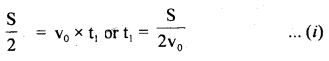 Class 11 Physics Important Questions Chapter 3 Motion in a Straight Line 58