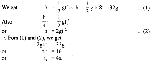 Class 11 Physics Important Questions Chapter 3 Motion in a Straight Line 66