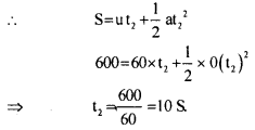 Class 11 Physics Important Questions Chapter 3 Motion in a Straight Line 92