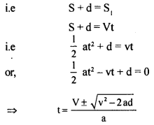 Class 11 Physics Important Questions Chapter 3 Motion in a Straight Line 93