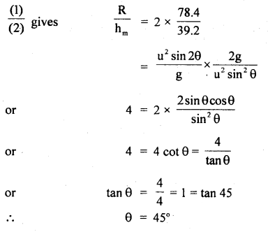 Class 11 Physics Important Questions Chapter 4 Motion in a Plane 79